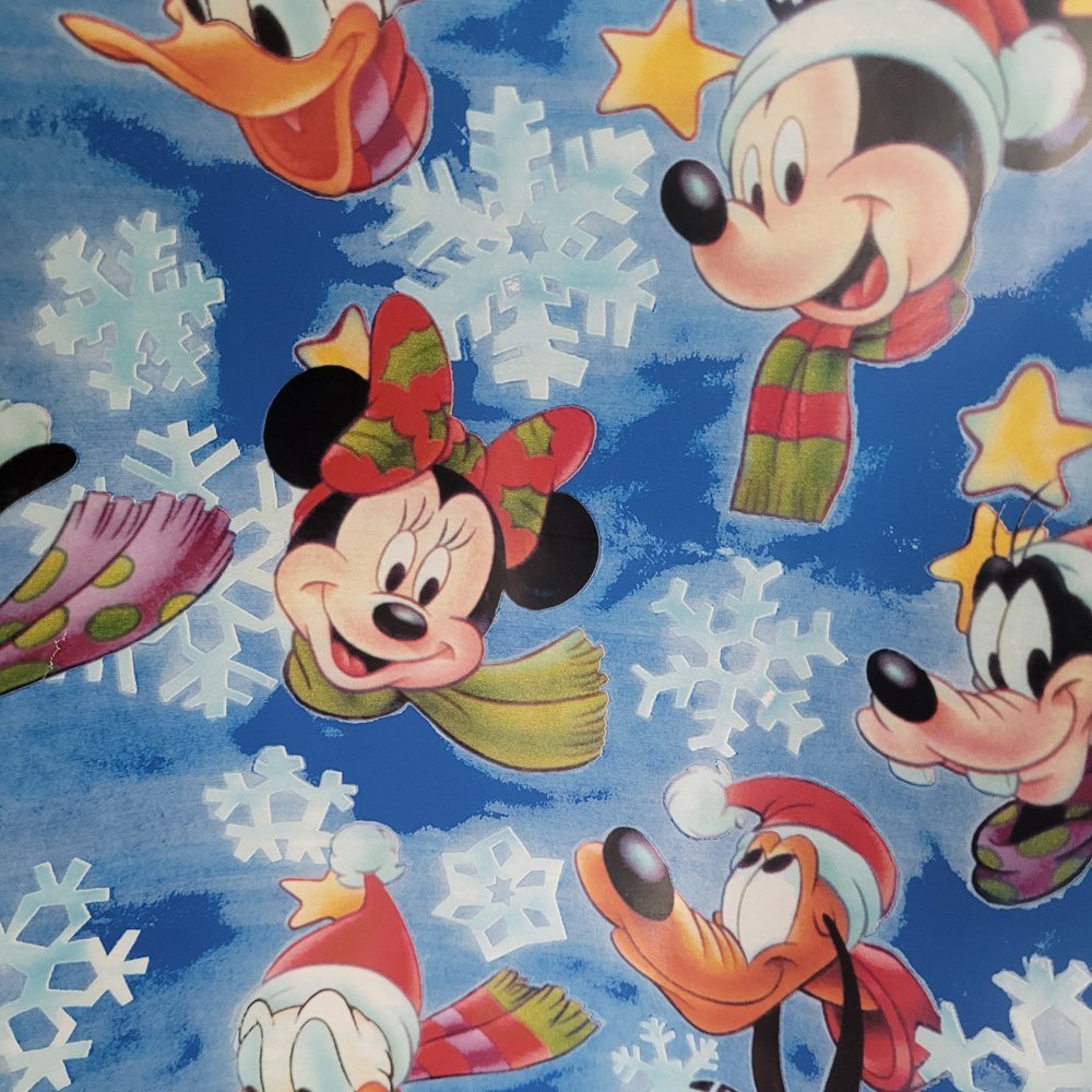 Papier myszka miki do pakowania 57cmx2m 2m454