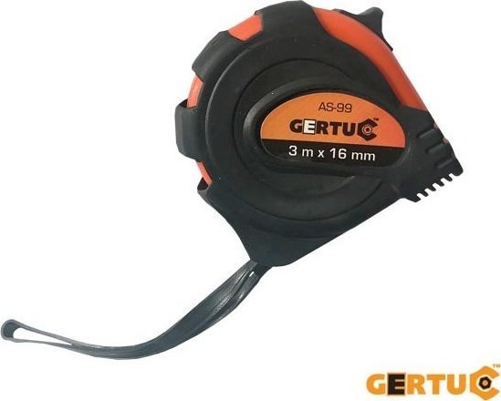 GERTU GMIARUNI 5 - MIARA ZWIJANA Z BLOKADĄ 3 m x 16 mm