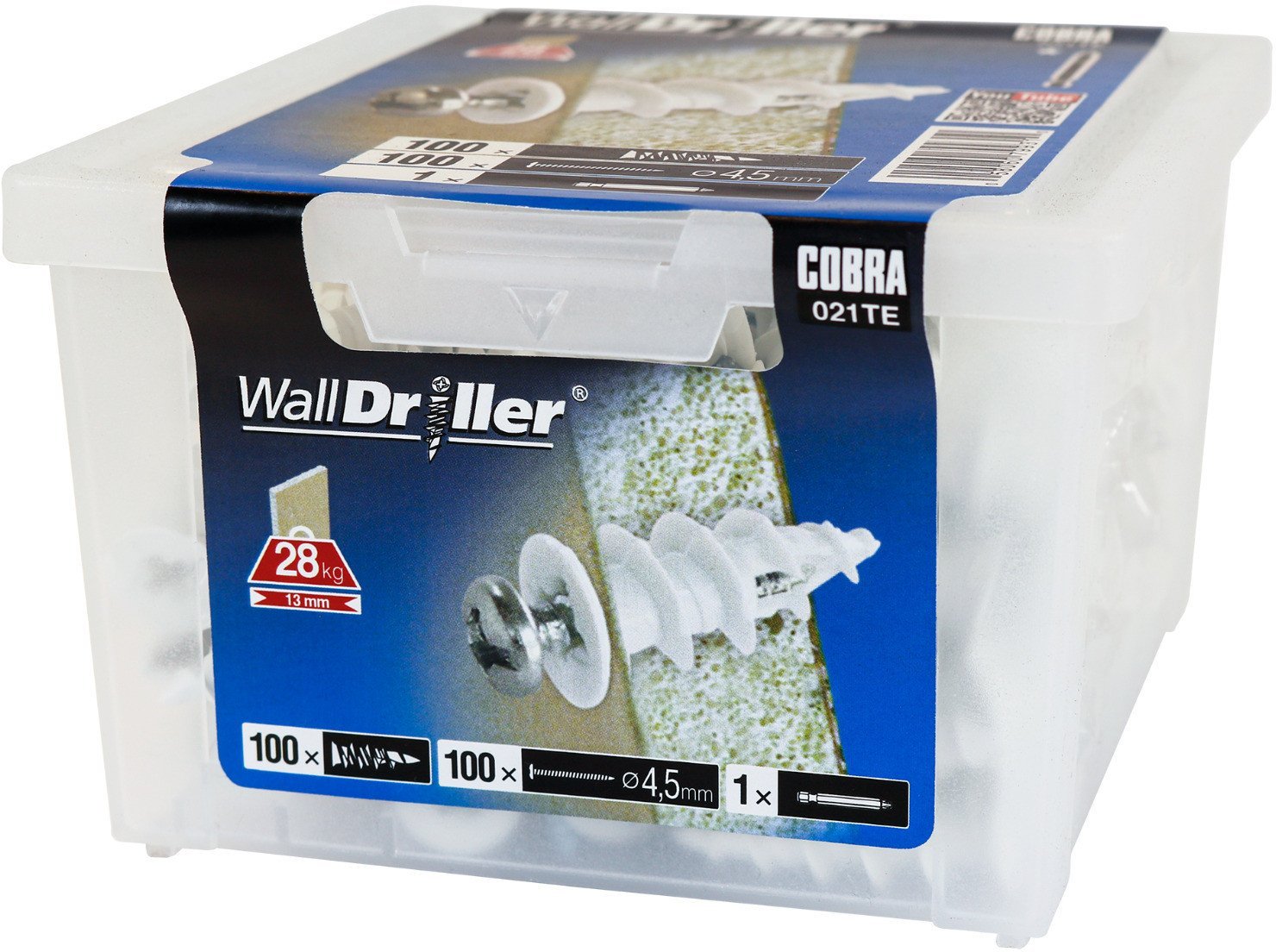 ANCHOR DRYWALL GKP 3.5X22 NAILON 100 PCS