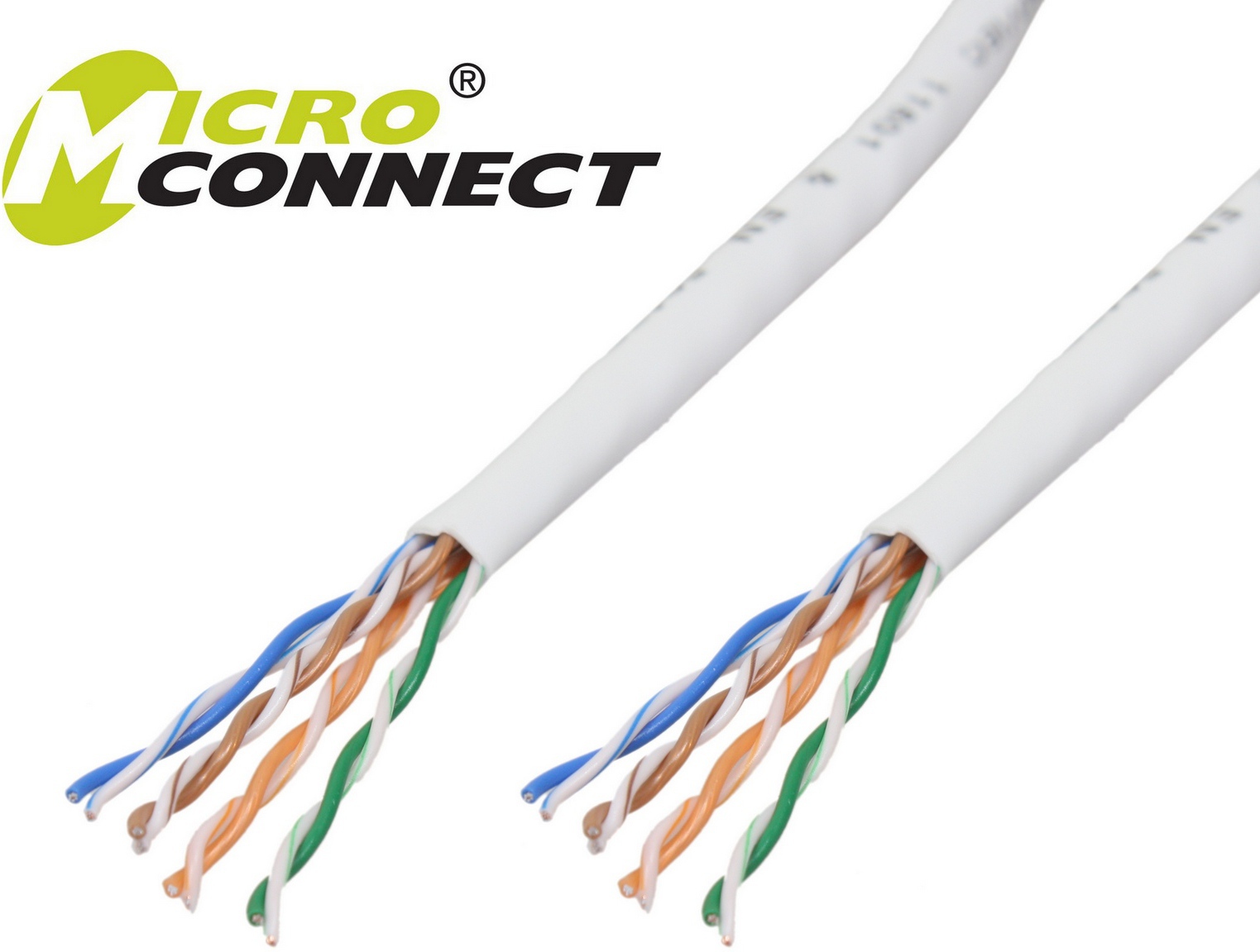 MicroConnect Kabel instalacyjny U/UTP, CAT6, 305m, PVC, szary (KAB010-305C)