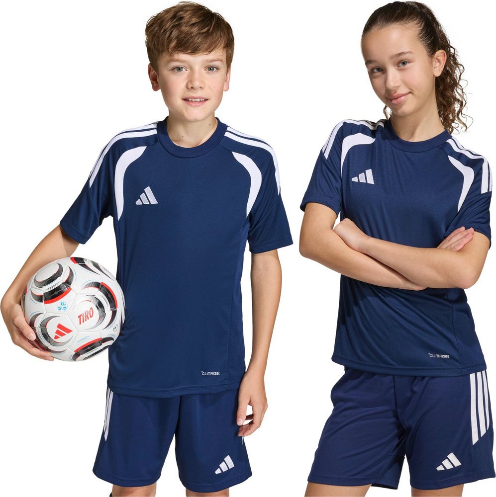 Koszulka dla dzieci adidas Tiro 26 League Jersey granatowo-biała KB1323 140cm