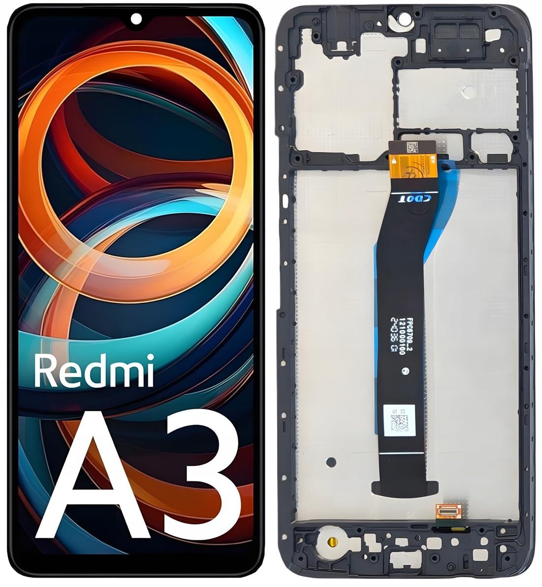 WYŚWIETLACZ EKRAN LCD DO XIAOMI REDMI A3 RAMKA 23129RN51X
