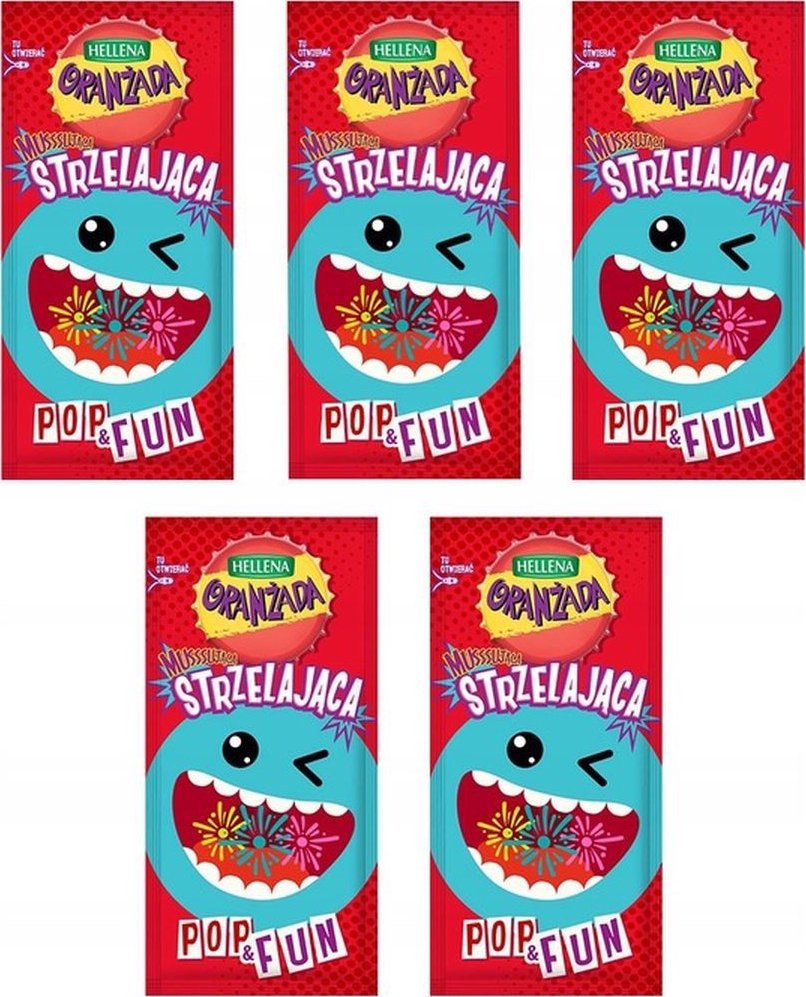 Hellena Oranżada proszek strzelający 6g x 5 sztuk
