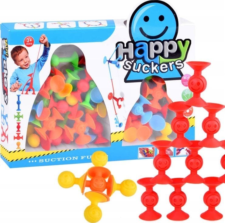 Jokomisiada Giętkie Klocki przyssawki sticks 35ele ZA4394