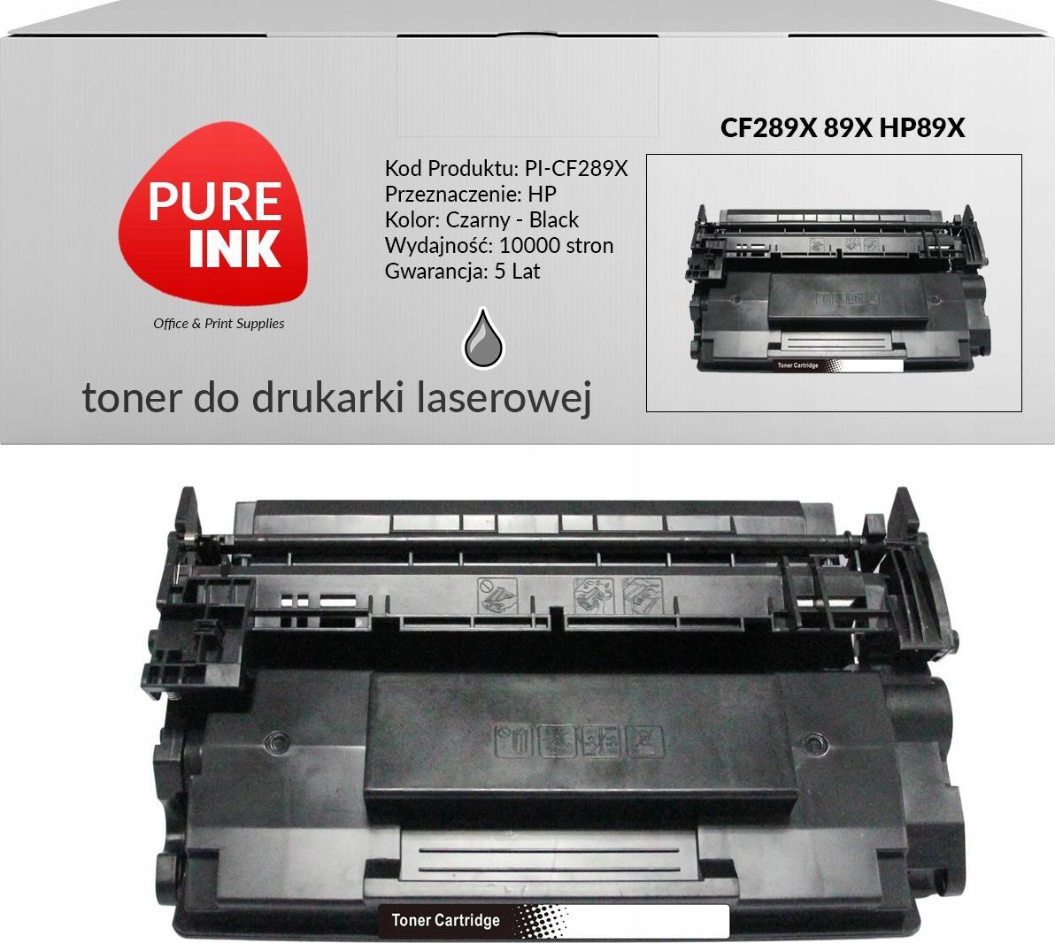Toner Pureink Black Zamiennik CF289X