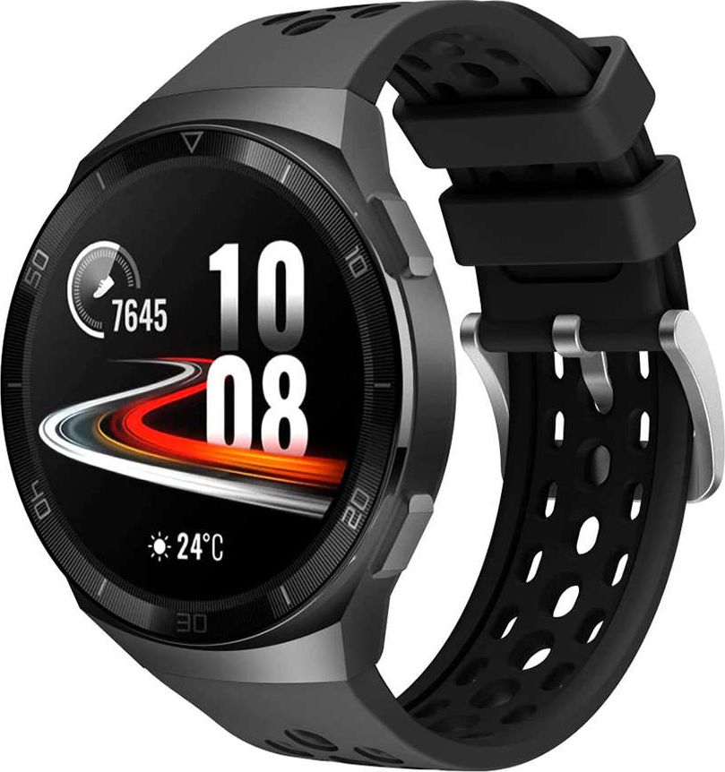 Alogy Gumowy Uniwersalny pasek sportowy Alogy soft band do smartwatcha 22mm Czarny