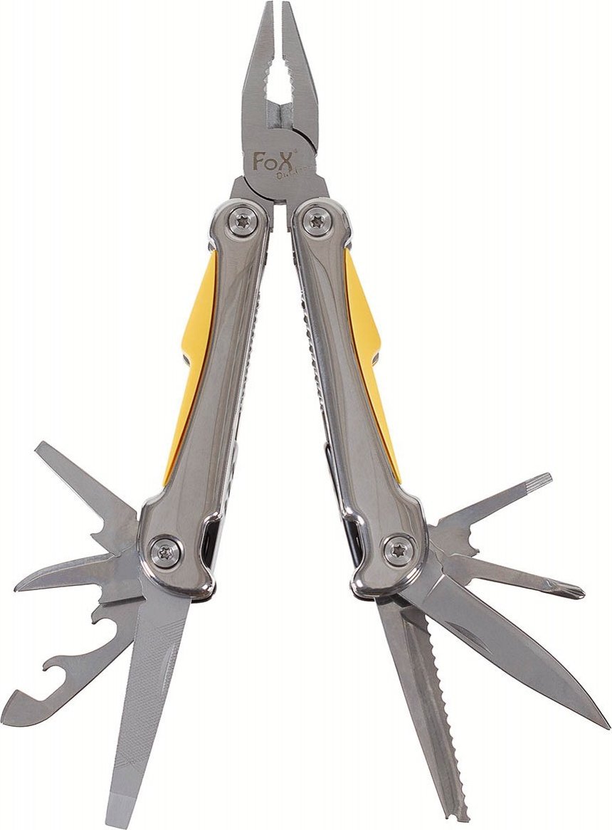 Fox MULTITOOL ZÓŁTY FOX Outdoor + POKROWIEC
