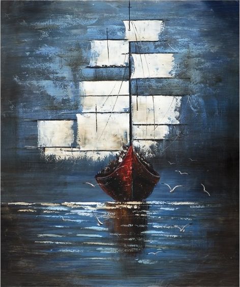 Witek Home Obraz 100x120cm statek