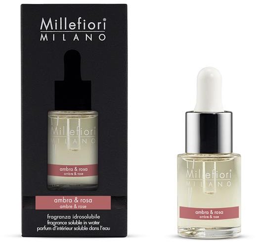 Millefiori Milano Fragrance Soluble in Water Ambra & Rosa 15 ml