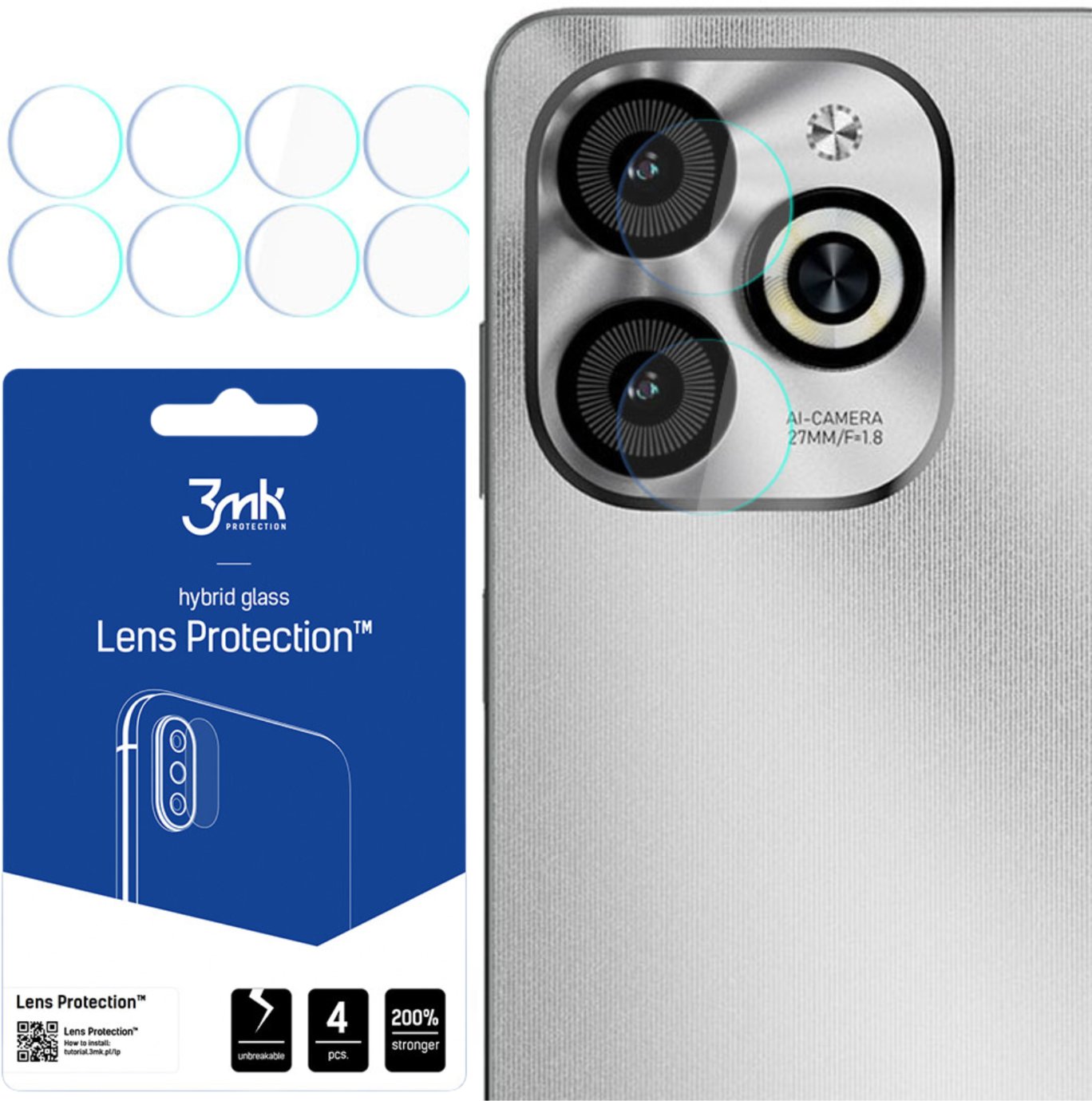 INFINIX SMART 8 HD - 3MK LENS PROTECTION