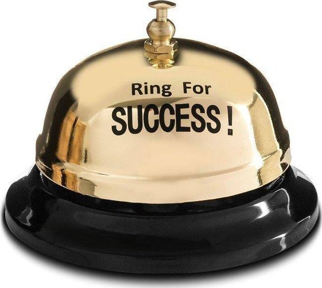 Upominkarnia Biurkowy dzwonek na SUKCES (Ring for SUCCESS!)