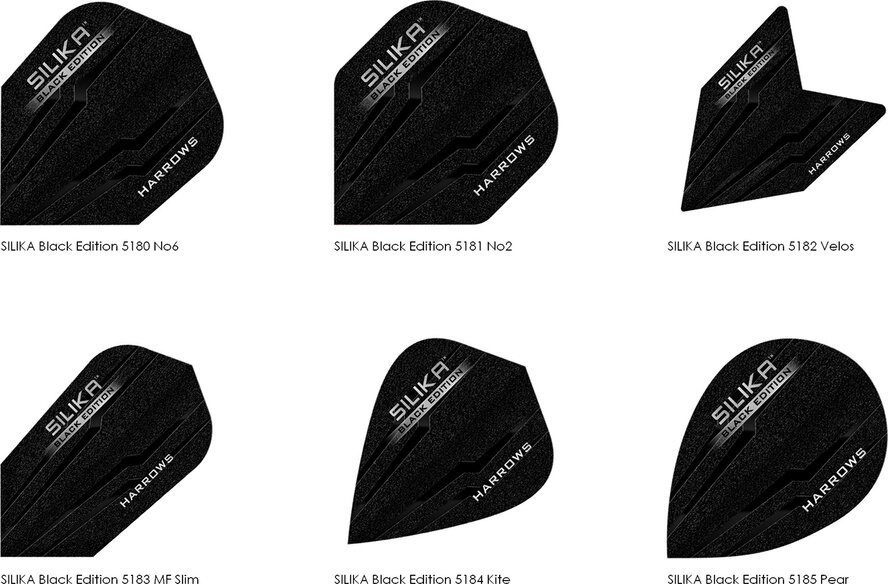 Harrows Piórka Harrows SILIKA Black Edition 5185