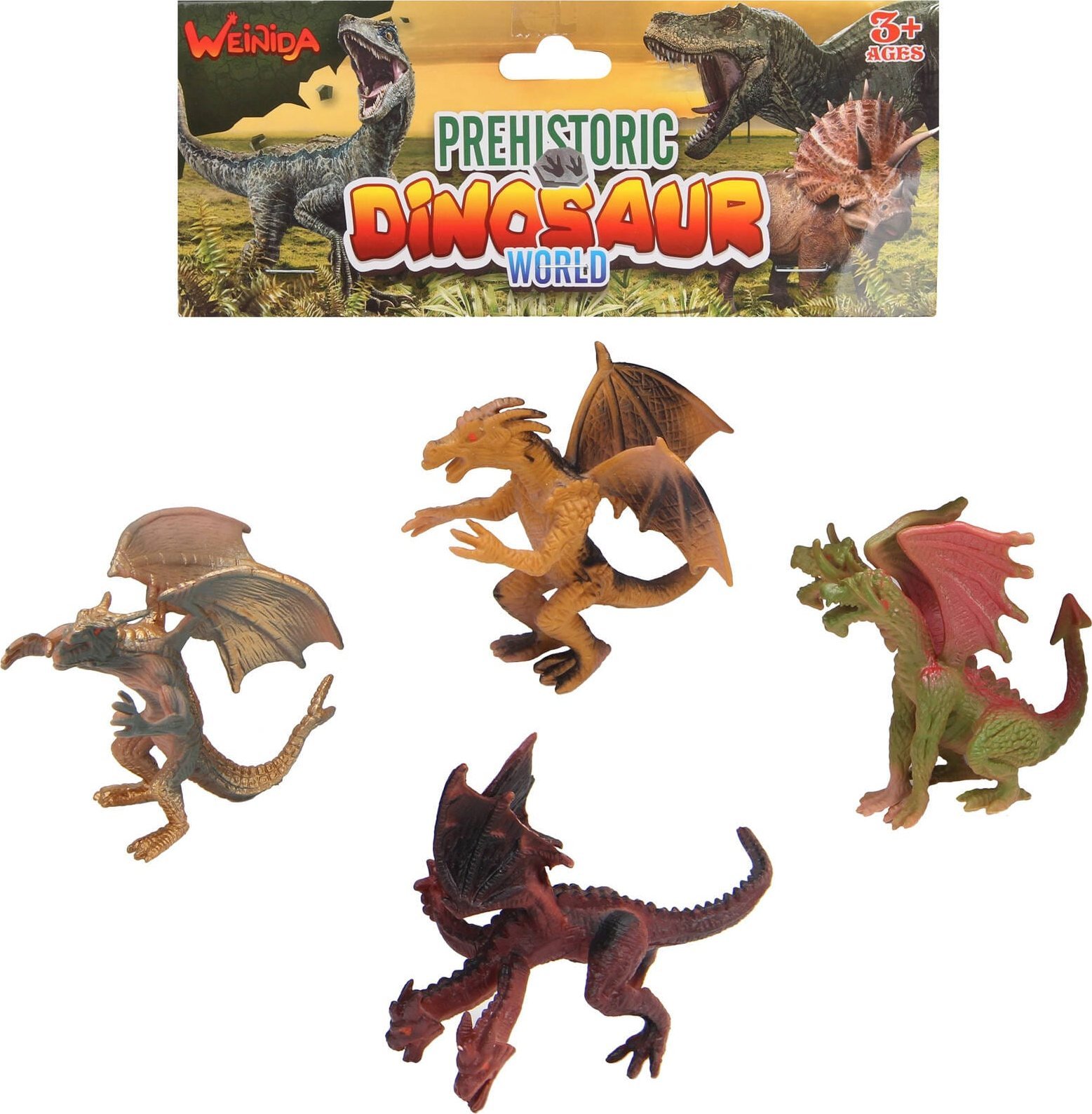 Figurka Trifox SMOKI DINOZAURY 4 SZTUKI