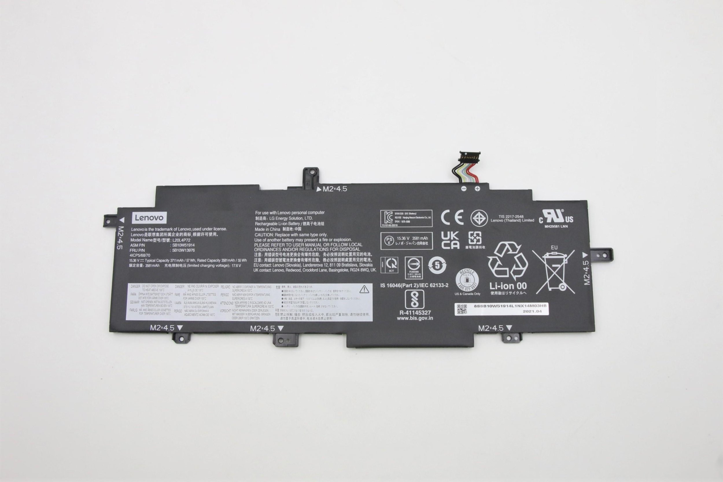 Pamięć do laptopa Lenovo 57Wh internal lithium-ion