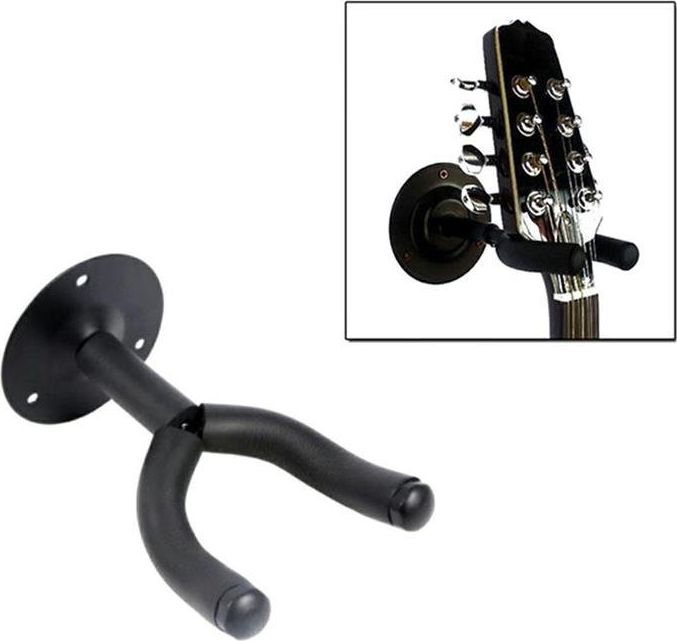 Apte SG1A WIESZAK GITAROWY UNIWERSALNY ŚCIENNY CZARNY uniwersalny (4219-uniw) - 4219-uniw