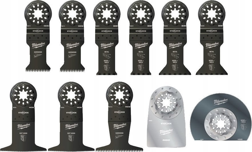 Milwaukee MILWAUKEE MT SAW BLADE SET 11 pcs.