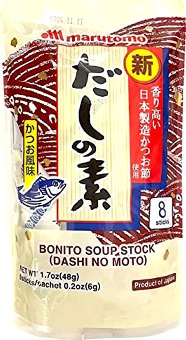 Japoński Bulion Dashi Hondashi Instant "Bonito Soup Stock | Dashi No Moto" 48g (8x6g) Marutomo