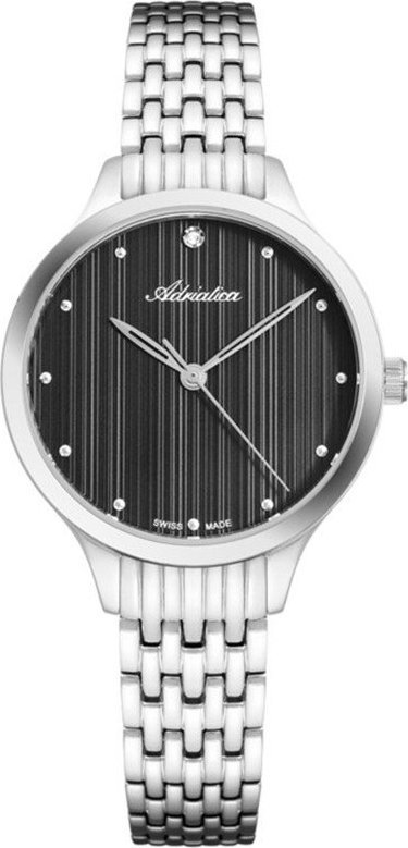 Zegarek Adriatica Zegarek damski Adriatica A3768.5146Q CYRKONIE srebrny