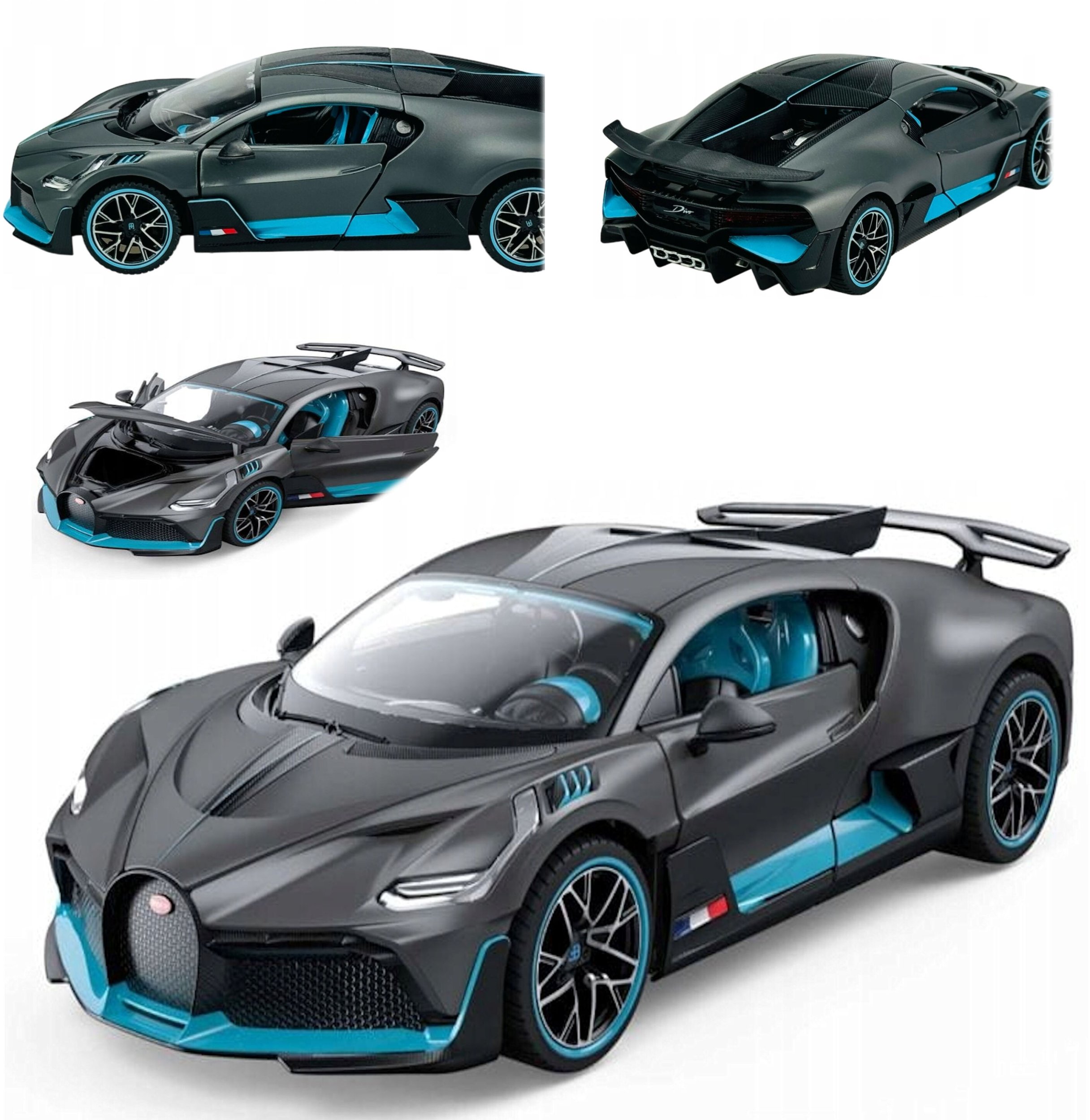 Coil samochód auto dla dzieci bugatti 1:24 metalowe kolekcjonerskie
