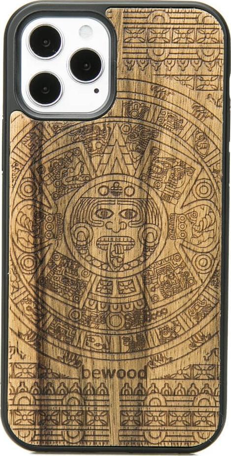 BeWood Drewniane Etui iPhone 12 / 12 Pro KALENDARZ AZTECKI LIMBA