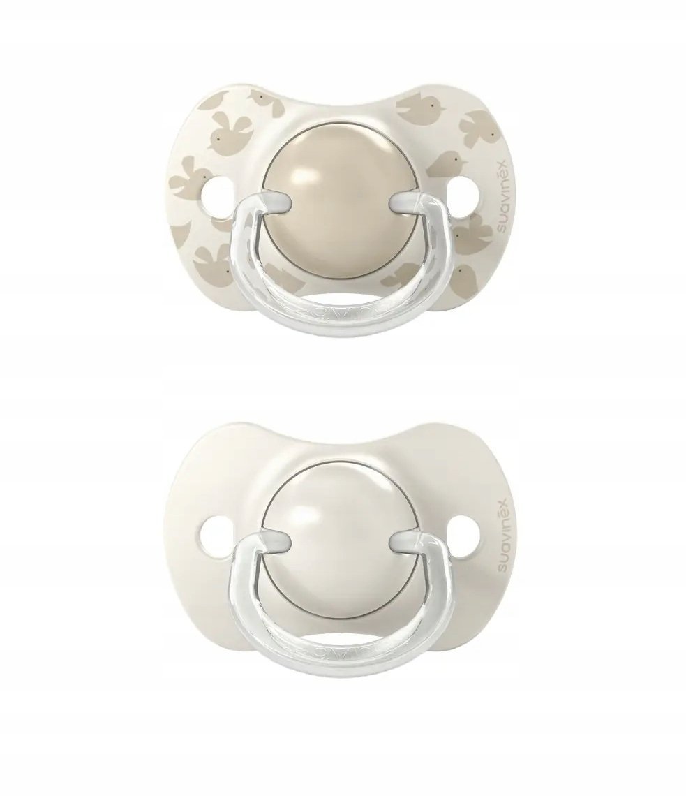 Suavinex 309060-SMOCZEK FIZJOLOGICZNY SX PRO 6-18M 2SZT BEŻOWY BIRDIES