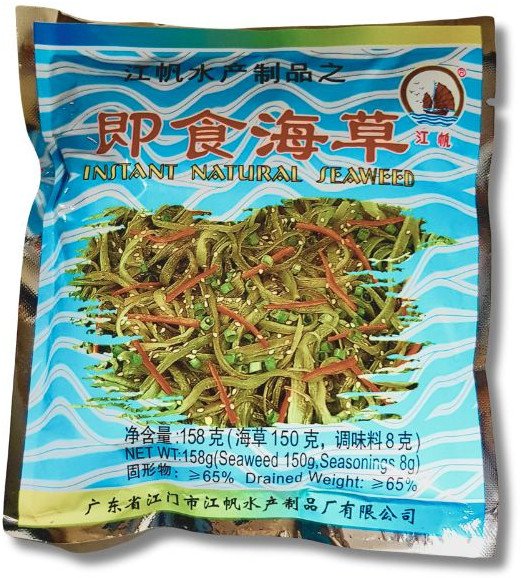 Marynowane glony wodorosty seaweed na sałatkę azjatycką chińskie jiangfan 158g