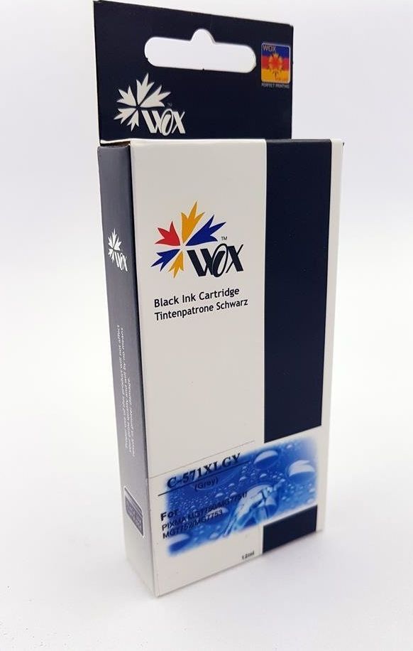 Tusz THI Zgodny Tusz Gray do CANON MG7750 MG7751 MG7752 MG7753 TS8050 TS8051 / CLI 571G XL / Szary / 12 ml / zamiennik z chipem uniwersalny