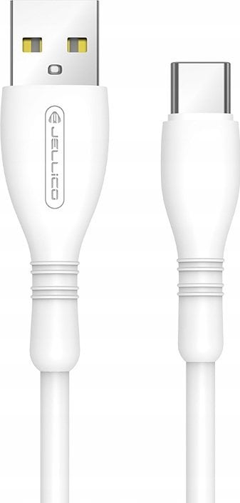 Kabel USB Jellico JELLICO kabel B9 USB-C 3.1A 1M Biały