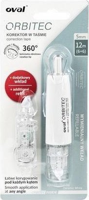 Korektor Oval Orbitec w taśmie 5mmx6m + wkład