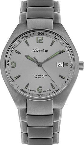 Zegarek Adriatica Zegarek męski Adriatica A1069.4157Q szary