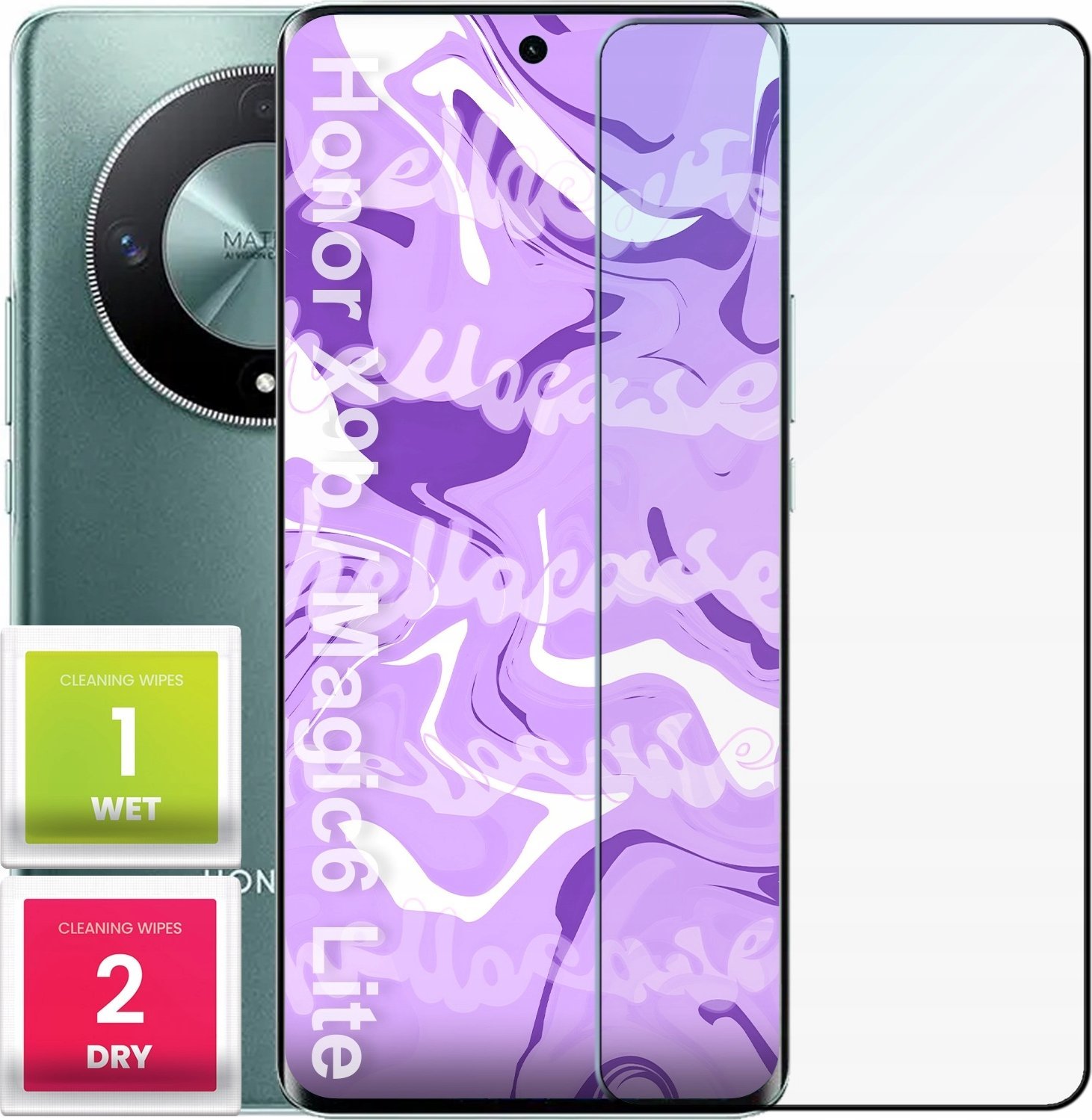 Hello Case Szkło Hartowane do Honor X9b / Magic6 Lite (szybka 9H, płaskie 2.5D)