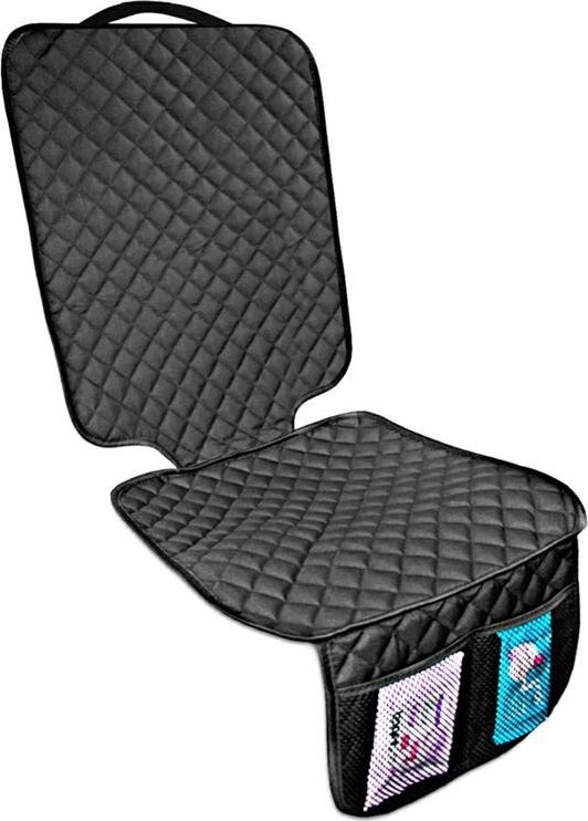 Aptel POKROWIEC ochronny pod fotelik samochodowy dziecięcy czarny DA215