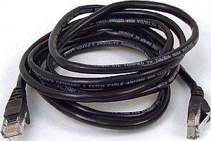 Goobay goobay Patchk. Cat6 U/UTP flach black 10,0m - 95381