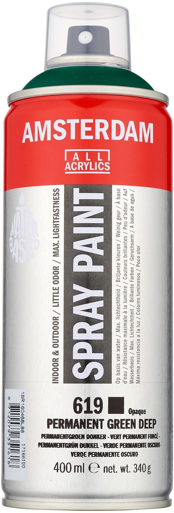 Amsterdam Spray Paint Permanent Green Deep 619