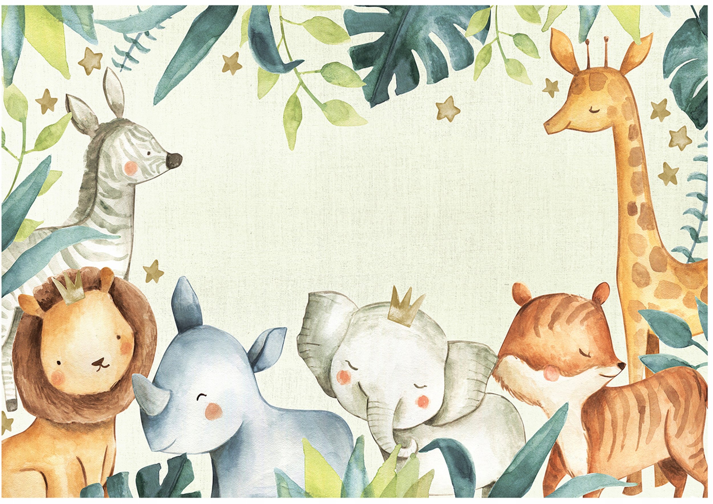 Fototapeta Na Flizelinie Zwierzęta Dżungla Dla Dzieci 312x219