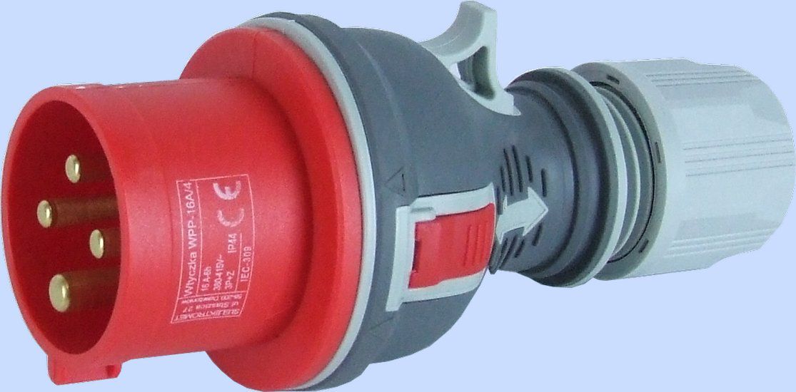 Elektromet Wtyczka przenośne proste TWIST 16A 400V IP44 (922071)