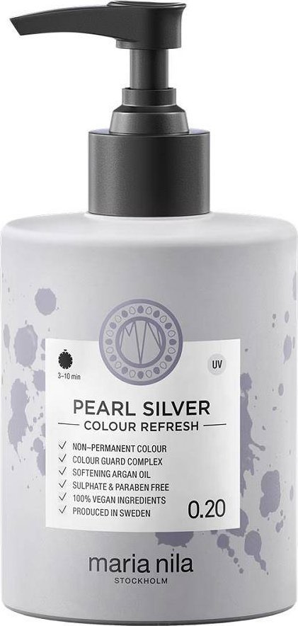 Maria Nila Maria Nila Colour Refresh maska koloryzująca do włosów 0.20 Pearl Silver 300ml