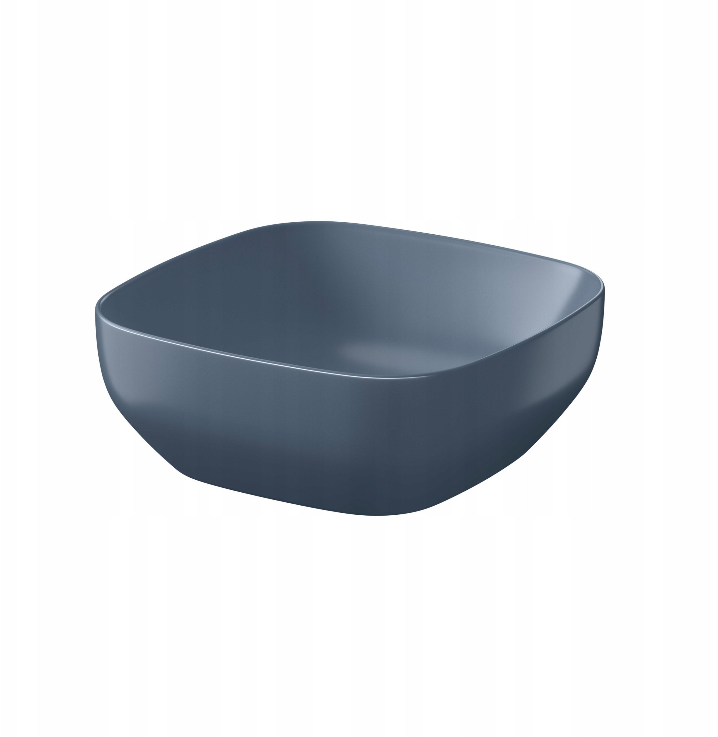 UMYWALKA NABLATOWA LARGA KWADRATOWA (38X38) NIEBIESKI MAT BOX