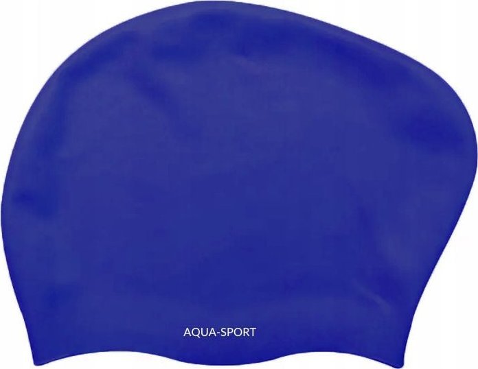 Aqua-Sport CZEPEK PŁYWACKI SILIKONOWY DŁUGIE WŁOSY NA BASEN