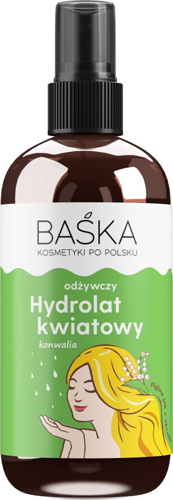 Solverx BAŚKA Hydrolat kwiatowy do twarzy odżywczy - konwalia 100 ml