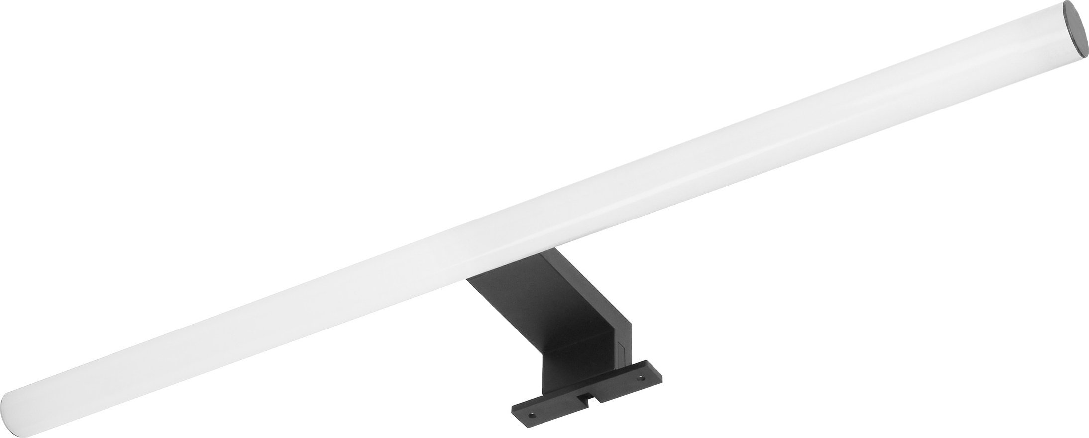 Orno PEEGEL LED 9W, lampa nad lustro, 810lm, 4000K, dł. 60 cm, tworzywo sztuczne+akryl, czarna