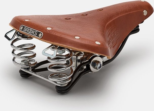 Brooks Siodełko BROOKS B66, Honey, Steel Rail, Waga 1050g, Linia Leather (NEW)