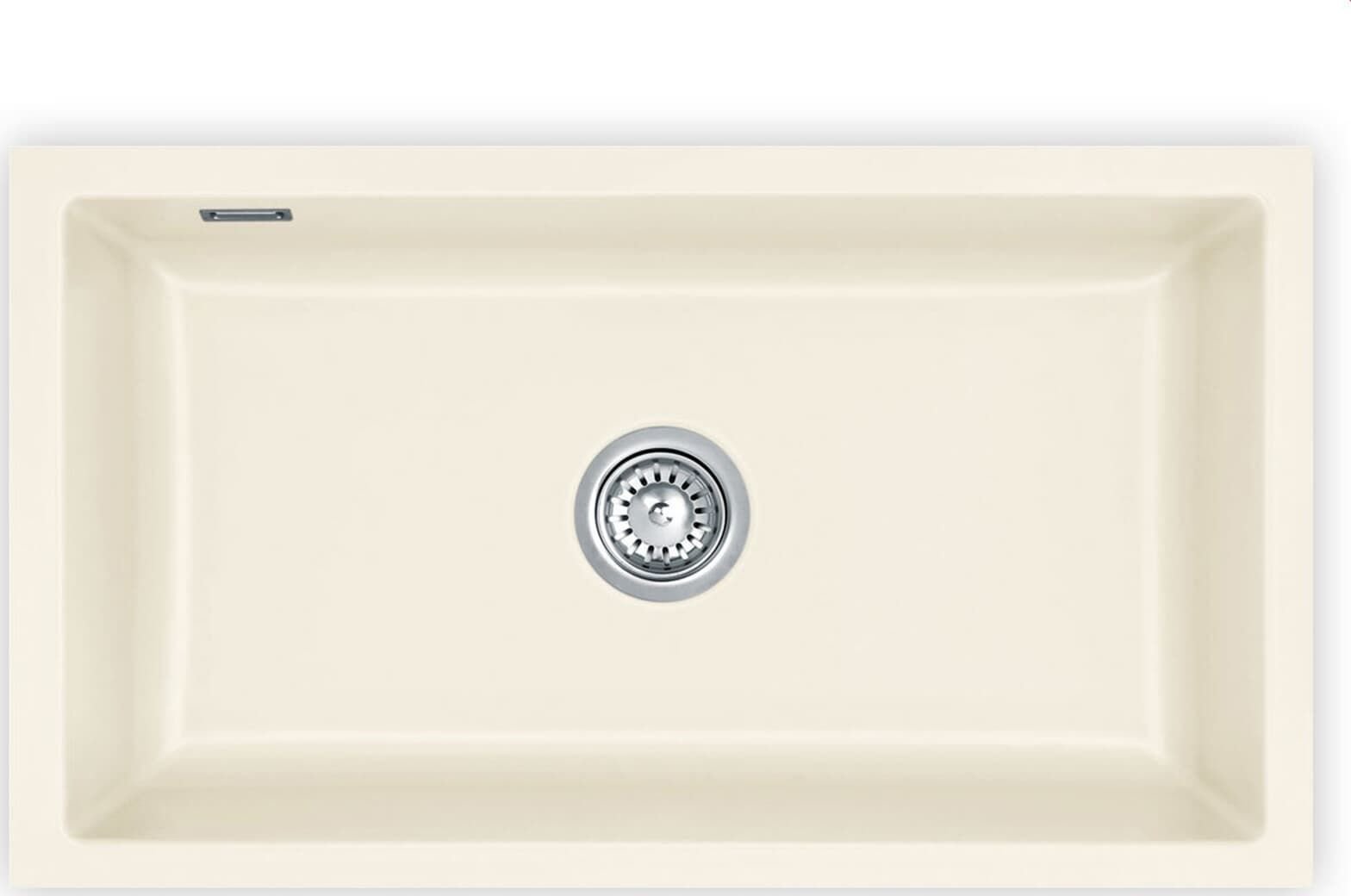 Zlewozmywak SYSTEMCERAM Systemceram Mera 80 U Jasmin, zlewozmywak ceramiczny, korek manualny