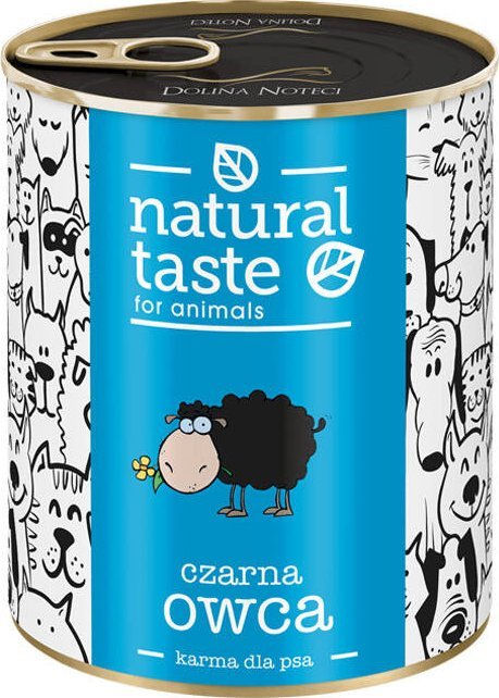Mokra karma dla psa Natural Taste Czarna Owca danie z Jagnięciny 800 g