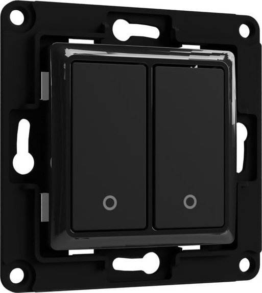 Shelly Home Shelly Accessories "Wall Switch 2" Wandtaster 2-fach Schwarz
