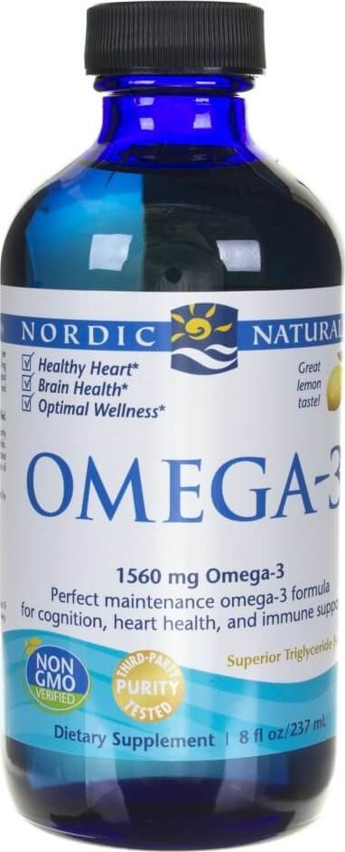 Nordic naturals Nordic Naturals Omega-3 1560 mg smak cytrynowy - 237 ml