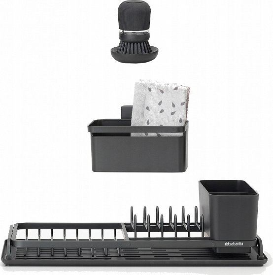 Brabantia Brabantia Drainer Rack Set Dark Grey