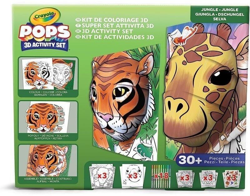 Crayola Pops 3D Activity Set - Jungle