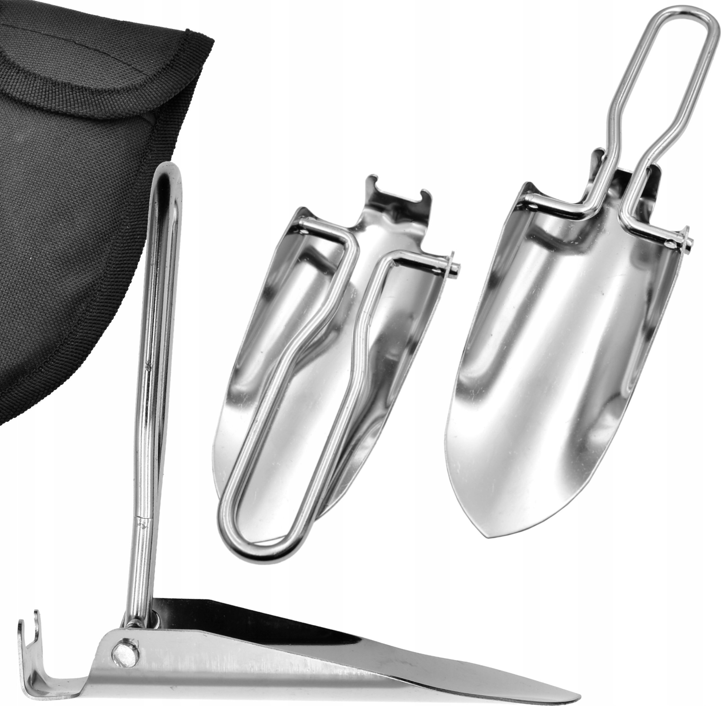 Mini SAPERKA Stalowa składana mała MINI łopatka Etui