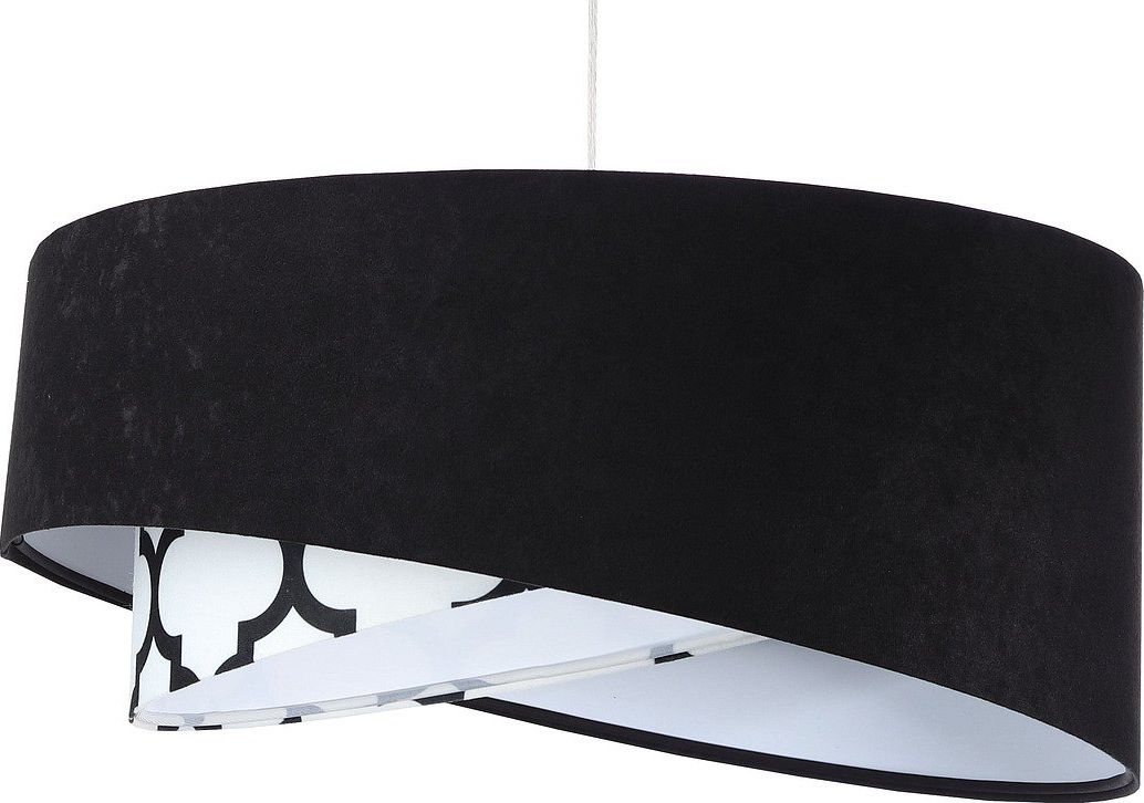 Lampa wisząca BPS KONCEPT Lampa wisząca BLACK VELVET czarna/biała